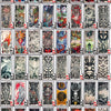 A grid of 48 designs featuring various patterns and colors for unisex breathable arm sleeves.