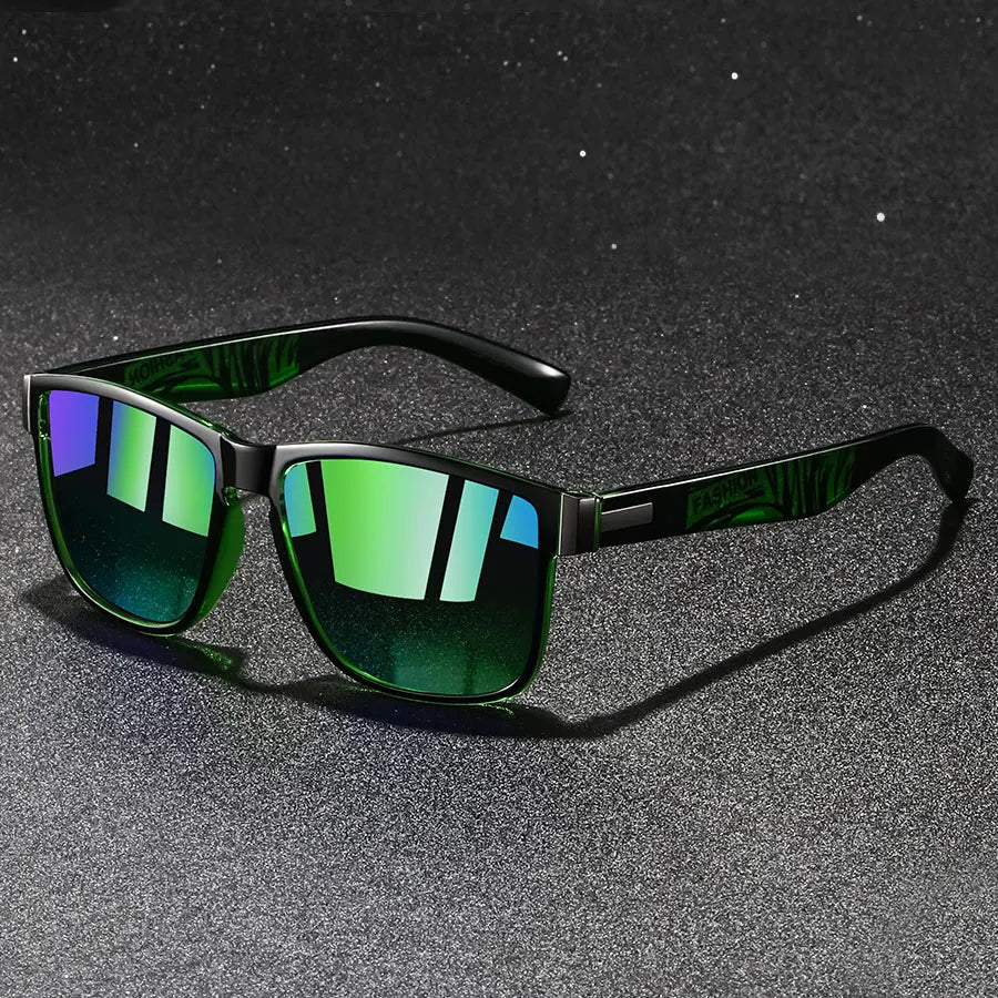 Classic Square Sunglasses for Men and Women – UV Protection & Lightweight Comfort