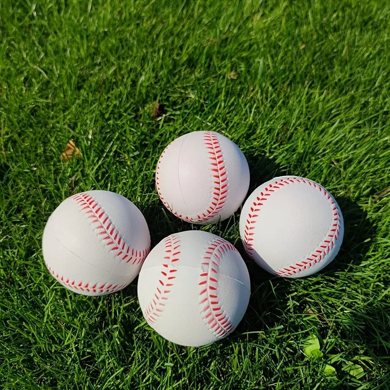 PU Foam Baseball & Softball Training Balls - 6 Pack