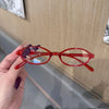 Retro Oval Anti-Blue Light Glasses for Women