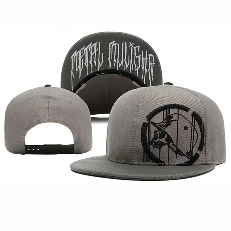 Embroidered Snapback Baseball Cap
