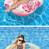 Striped Inflatable Pool Hammock for Adults