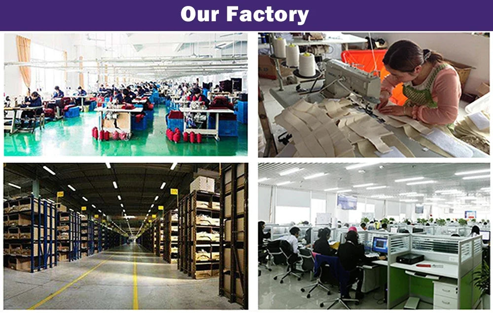 Factory interior showing workers assembling or inspecting thumb joint stabilizer braces.