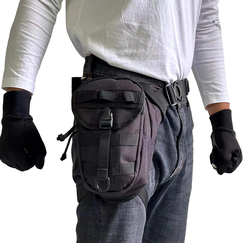 Camo Tactical Waist Pack with Adjustable Strap