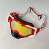 Classic Red Motorcycle Goggles with HD Lens
