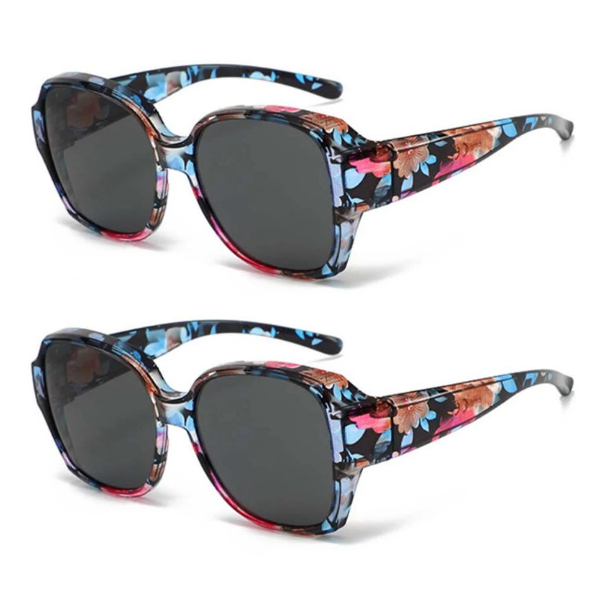 Wrap-Around Sunglasses with UV400 Protection for Men and Women