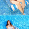 Striped Inflatable Pool Hammock for Adults