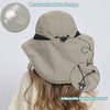 Wide Brim Sun Hat with Neck Flap for Outdoor Adventures