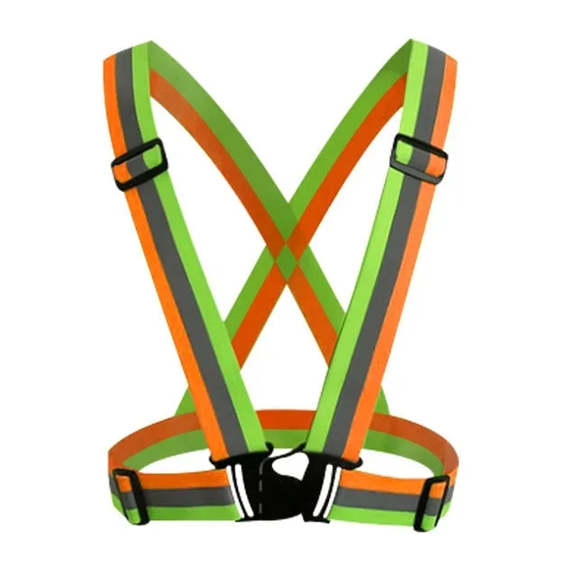 High-Visibility Reflective Safety Vest for Running, Cycling & Outdoor Work