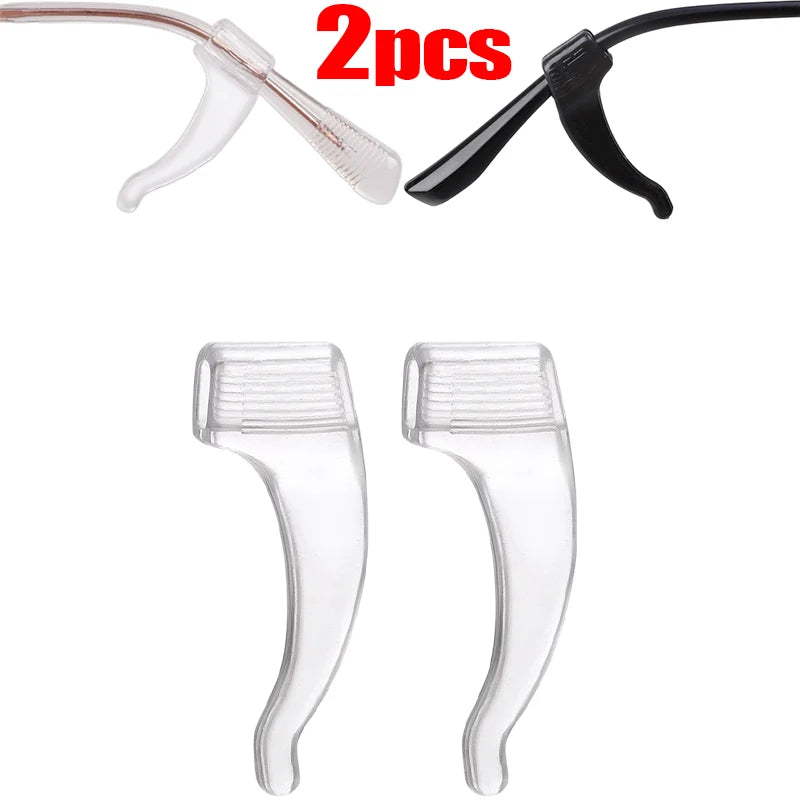 Silicone Anti-Slip Glasses Ear Hooks – Ergonomic Eyewear Grips