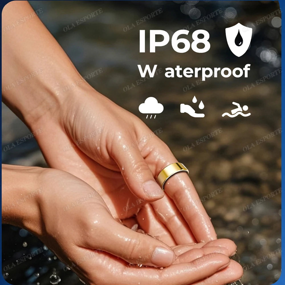 Smart Ring with Heart Rate, SpO2 & Sleep Tracking