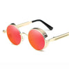 Classic Round Metal Frame Sunglasses with UV400 Protection