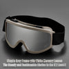 Large-Frame Ski and Snowboard Goggles with Windproof Padded Design