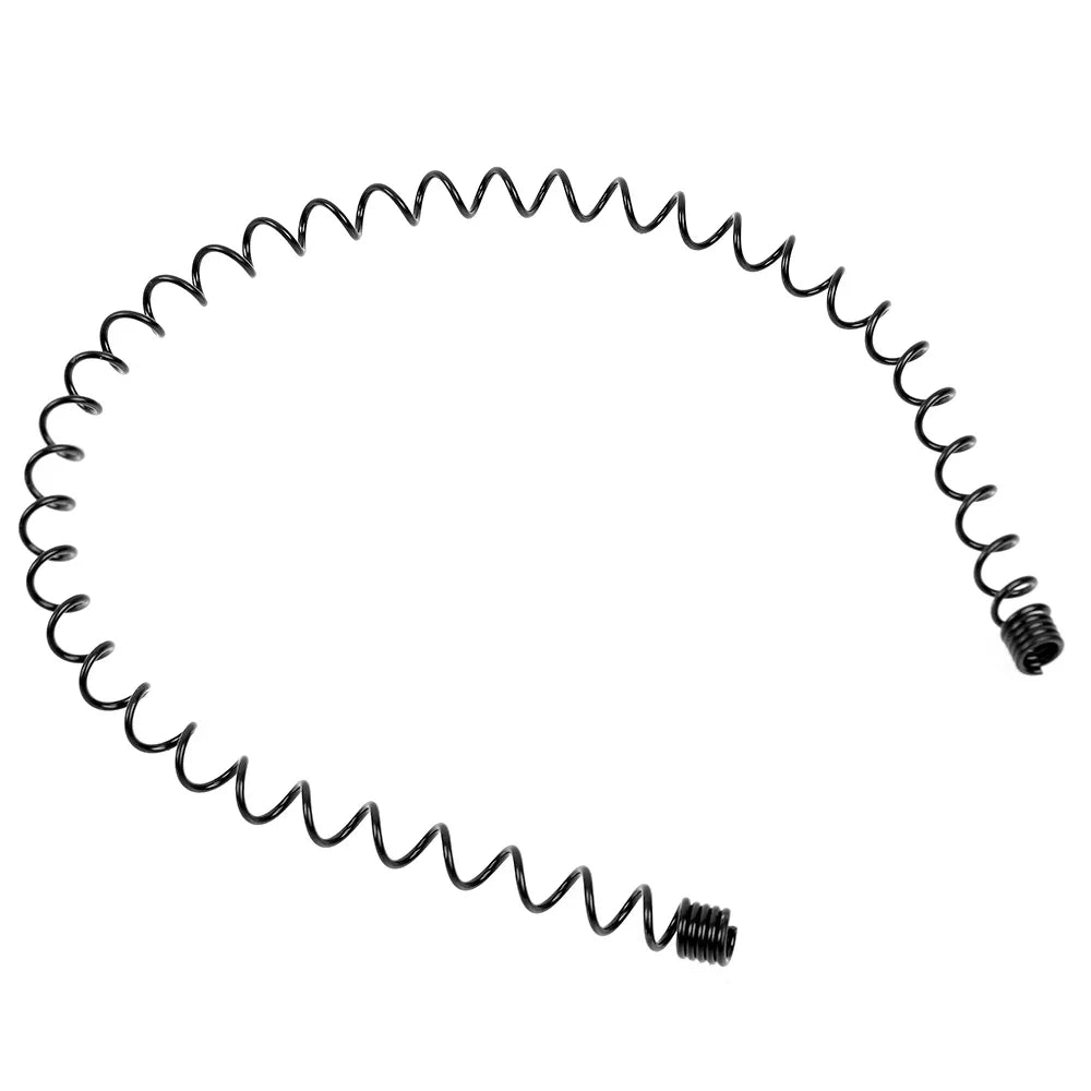 A coiled metal hair band used for fashion accessories.