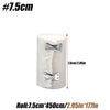 Roll of 7.5cm elastic compression bandage with a diameter of 7.5cm and length of 450cm.