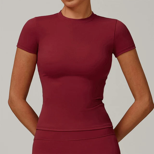 Women's Breathable Yoga & Fitness T-Shirt
