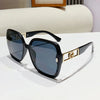 Oversized Square Sunglasses with Gradient Lenses