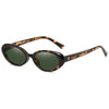 Retro Oval Sunglasses with UV400 Protection