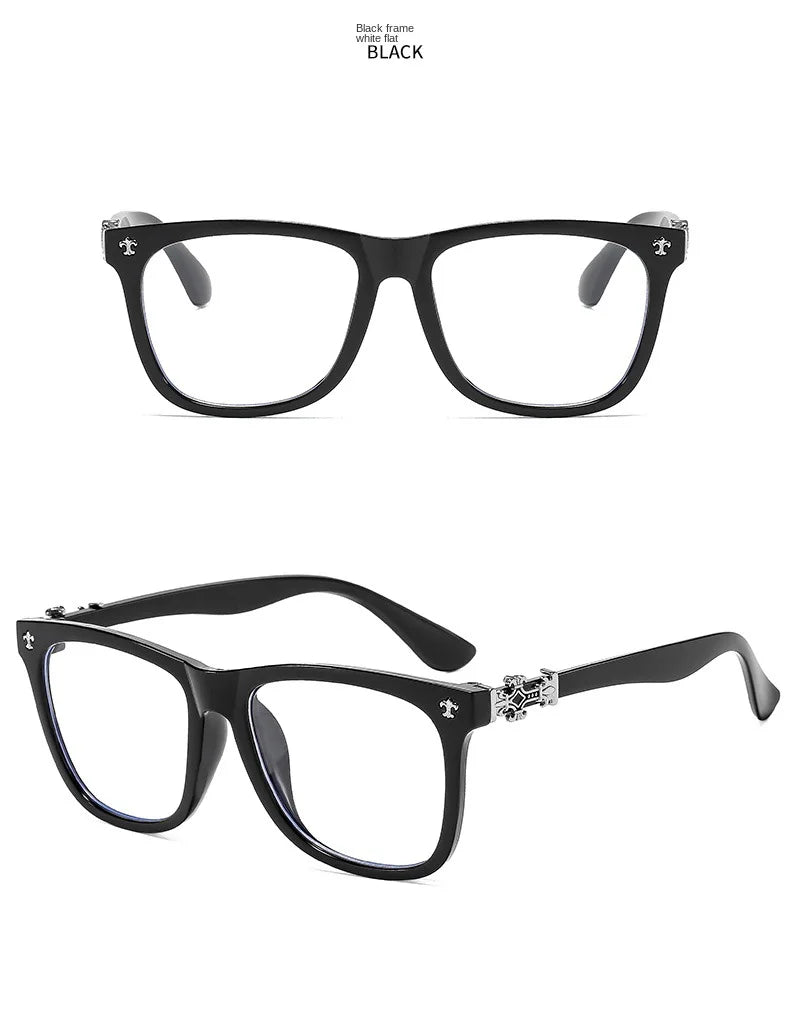 Vintage Square Anti-Blue Light Glasses for Men and Women