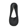 Black silicone anti-slip summer socks shown from the side.
