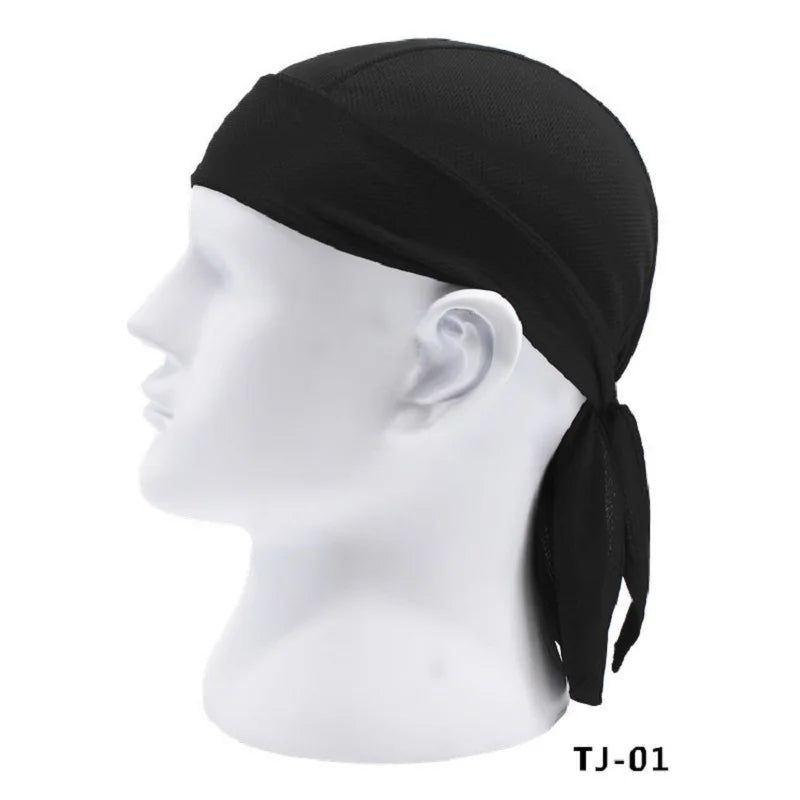 Quick-Dry Cycling Head Scarf with Breathable Knit Fabric