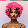 Reversible Satin Sleep Cap with Adjustable Fit