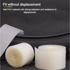 Rolls of soft PVC bicycle puncture protection liner material shown on a dark surface.
