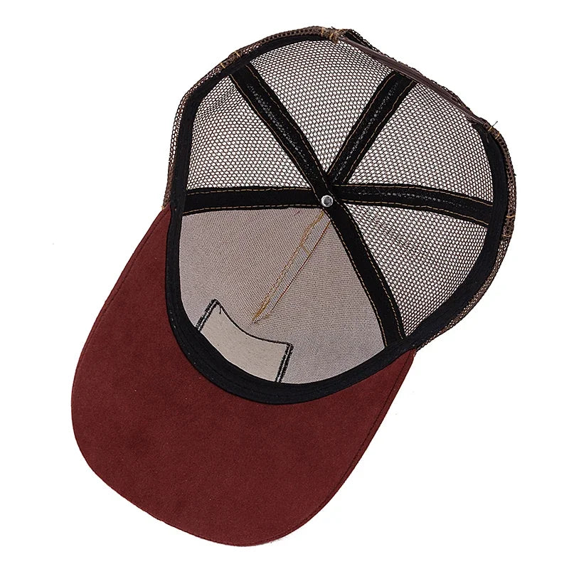 Animal Print Baseball Cap with Adjustable Strap