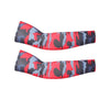Pair of camouflage patterned cooling arm sleeves for UV protection