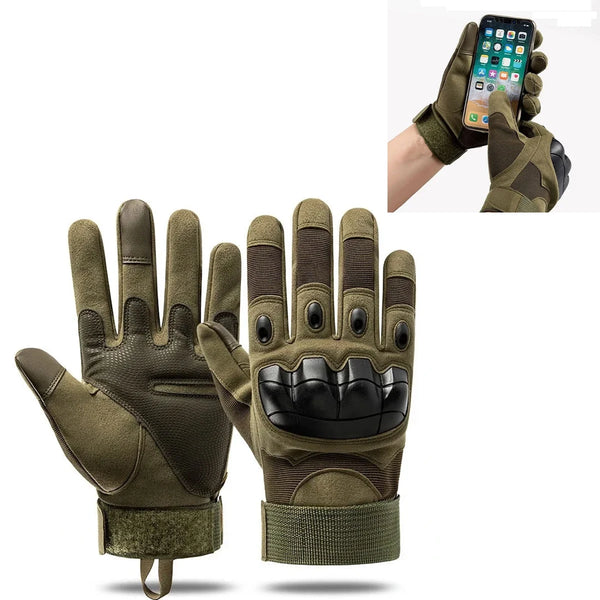 Tactical Full-Finger Gloves for Outdoor Sports and Motorcycling