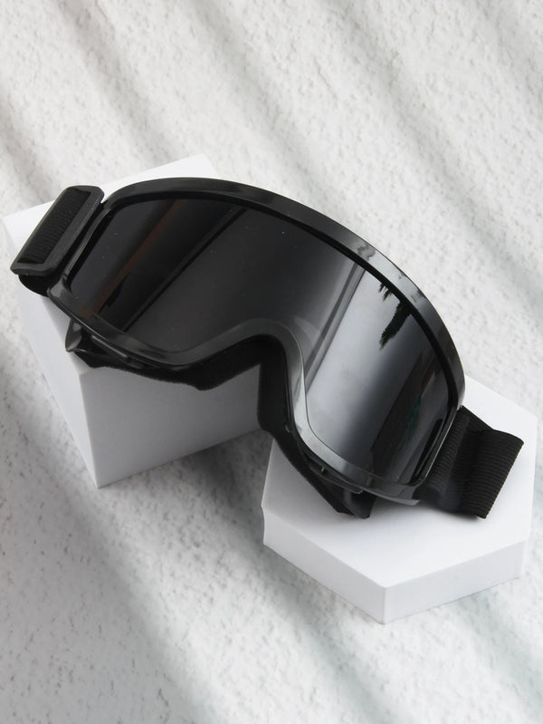 Large-Frame Ski and Snowboard Goggles with Windproof Padded Design