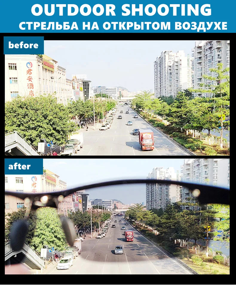 Photochromic Polarized Sports Sunglasses with UV400 Protection
