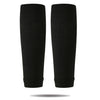 A pair of black professional compression soccer and sports sleeves.