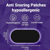 Patchs anti-ronflement hypoallergéniques, doux pour la peau et confortables, bande dentaire de qualité médicale