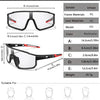 A set of multi-colored photochromic sports sunglasses with various frame and lens options for different face shapes.