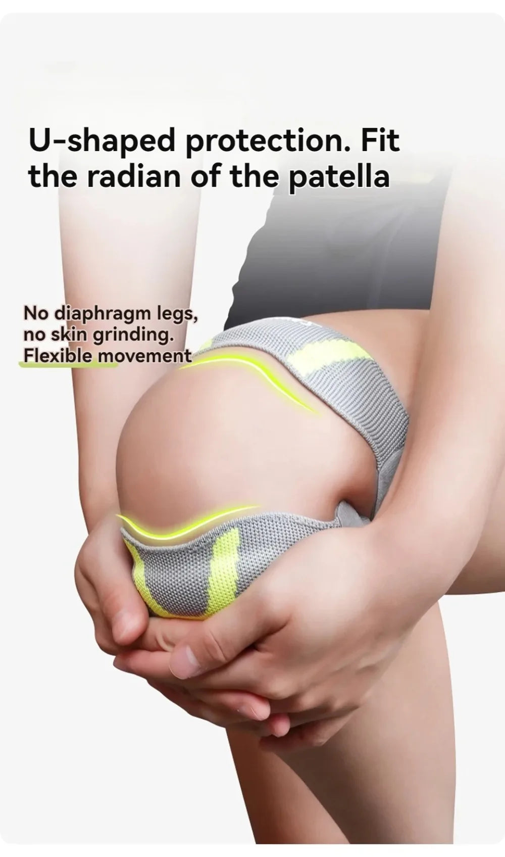 Adjustable Knee Support Strap with Dual Straps for Pain Relief