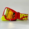Classic Red Motorcycle Goggles with HD Lens