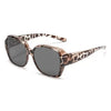 Vintage Oversized UV400 Sunglasses with Fit-Over Design