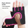 Black magic adhesive buckle glove for adjustable fitness and cycling use