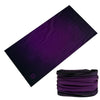 A dark purple seamless fabric headband or balaclava laid diagonally on a white background.