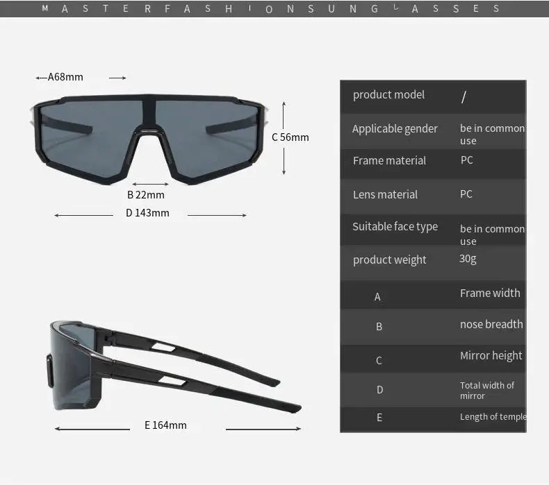 Photochromic Sports Sunglasses for Cycling, Running, and Outdoor Adventures