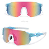 Pink-tinted, polarized sunglasses shown in a positive view and a 45-degree side view.