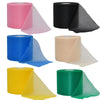 Rolls of colored protective foam athletic tape wrap in pink, black, blue, beige, yellow, and green.