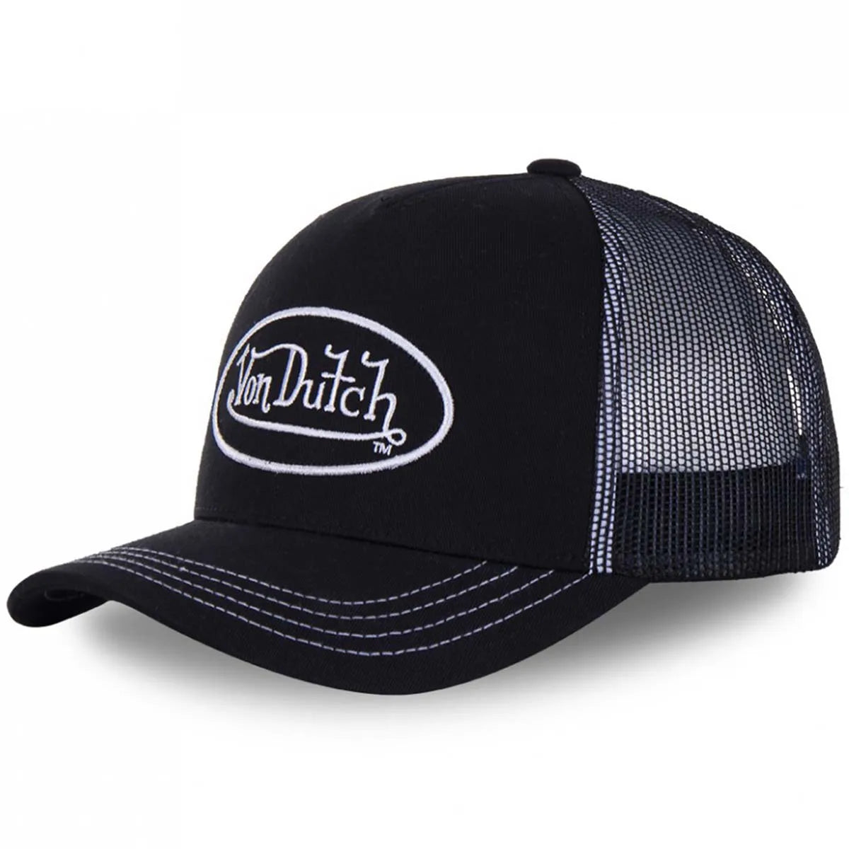 Embroidered Mesh Trucker Baseball Cap