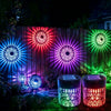 Solar Peony Mandala Projector Light for Outdoor Walls