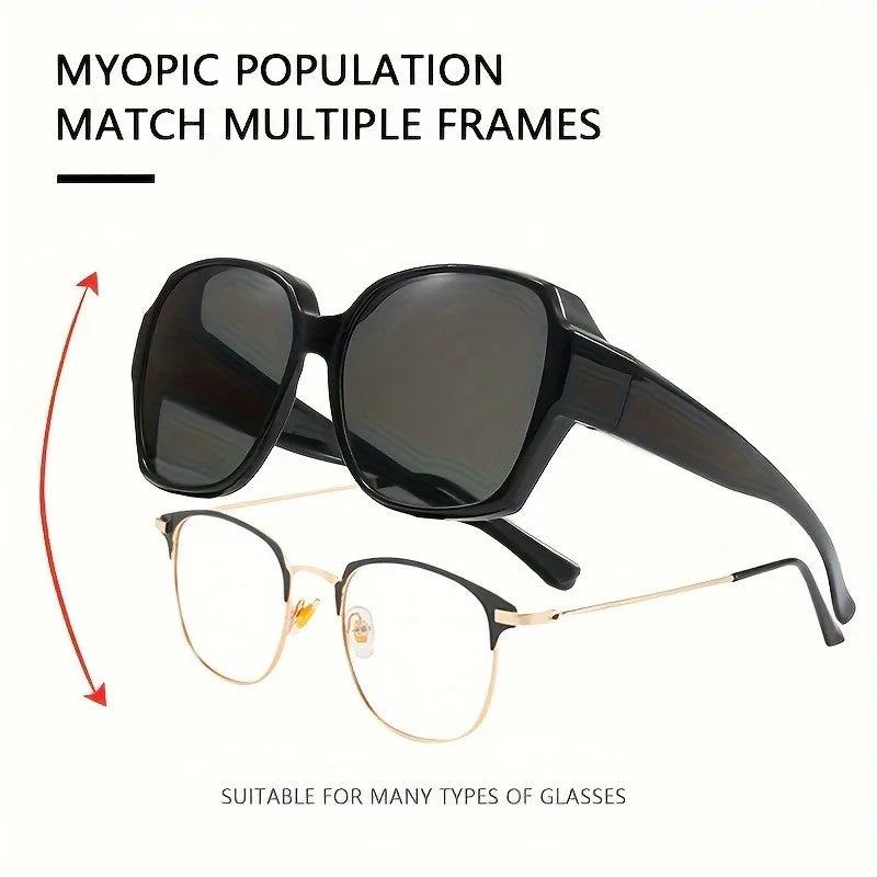Polarized Fit-Over Sunglasses for Prescription Eyewear