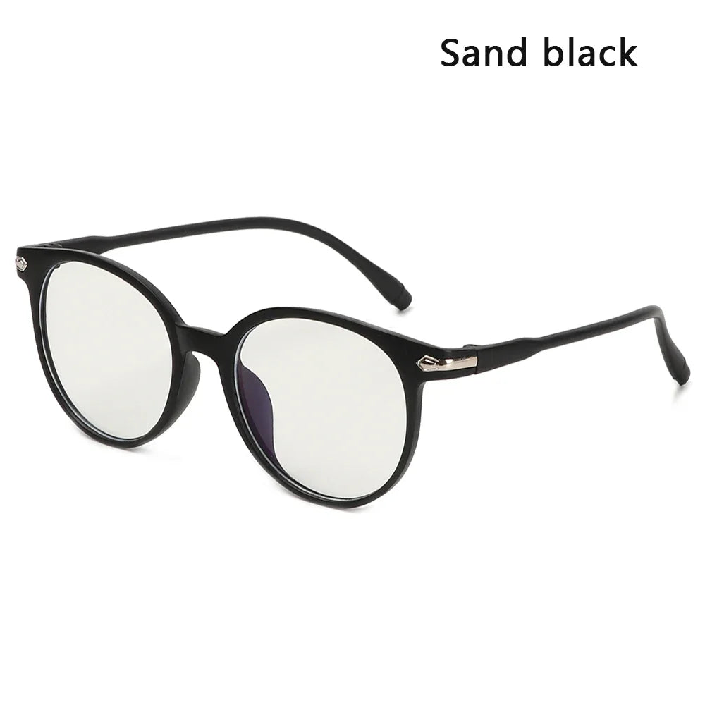 Vintage Cat-Eye Eyeglass Frames with Faceted Crystal Details