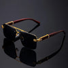 Rimless Rectangle Sunglasses for Men and Women