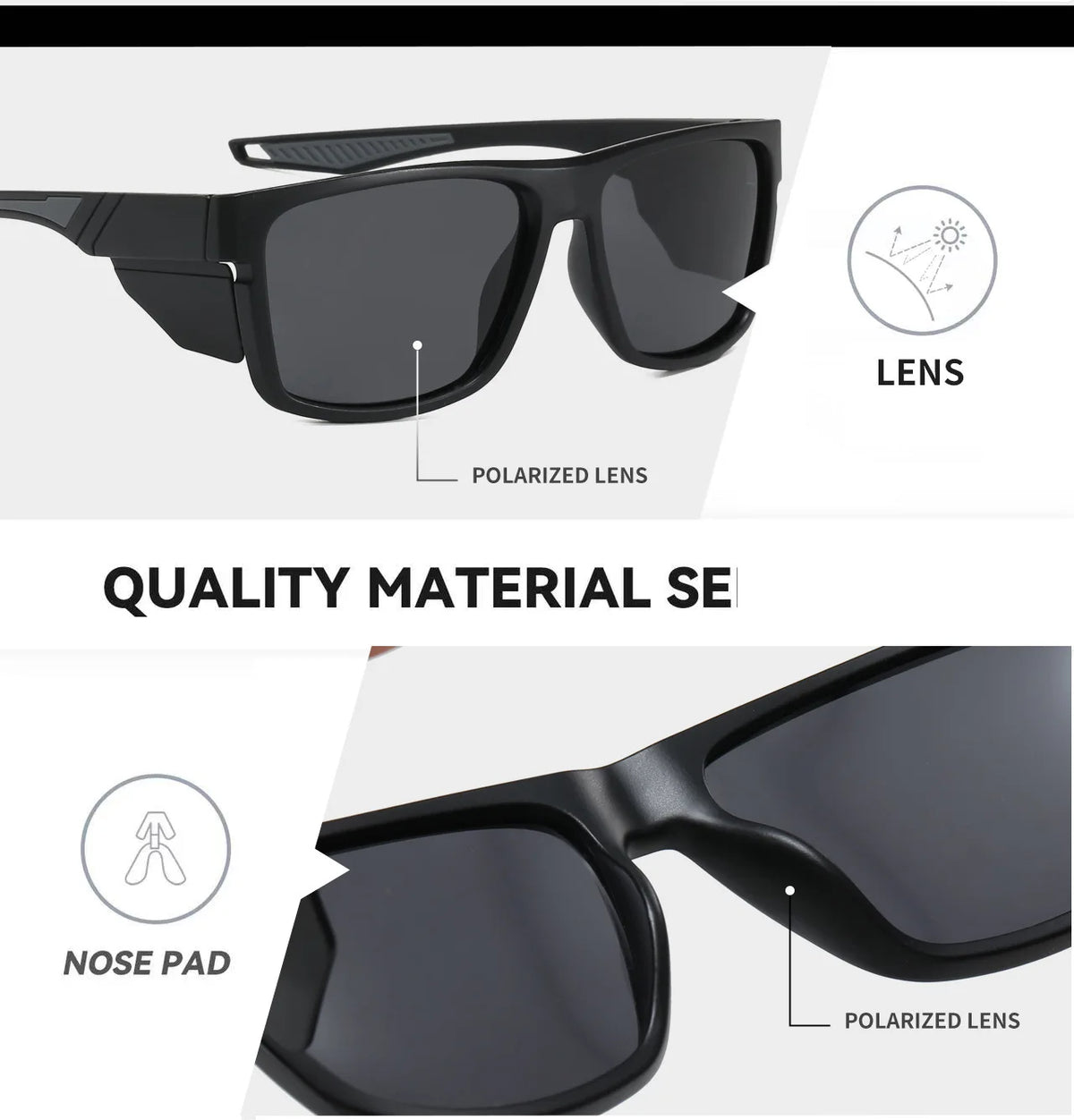 Tactical Camouflage Polarized Sunglasses for Cycling and Outdoor Sports