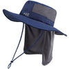 UPF 50+ Sun Protection Bucket Hat with Detachable Neck Flap